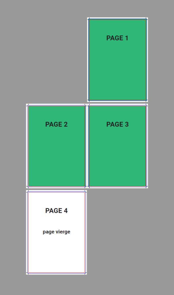 Le fichier pour les pages de garde à la fin du livre