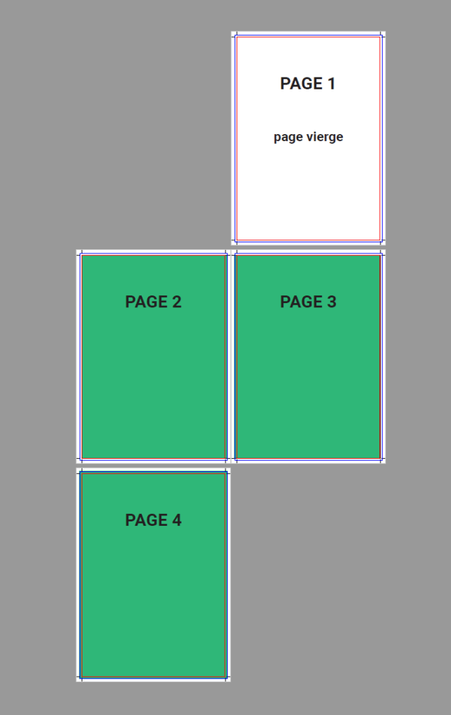 Le fichier pour les pages de garde au début du livre