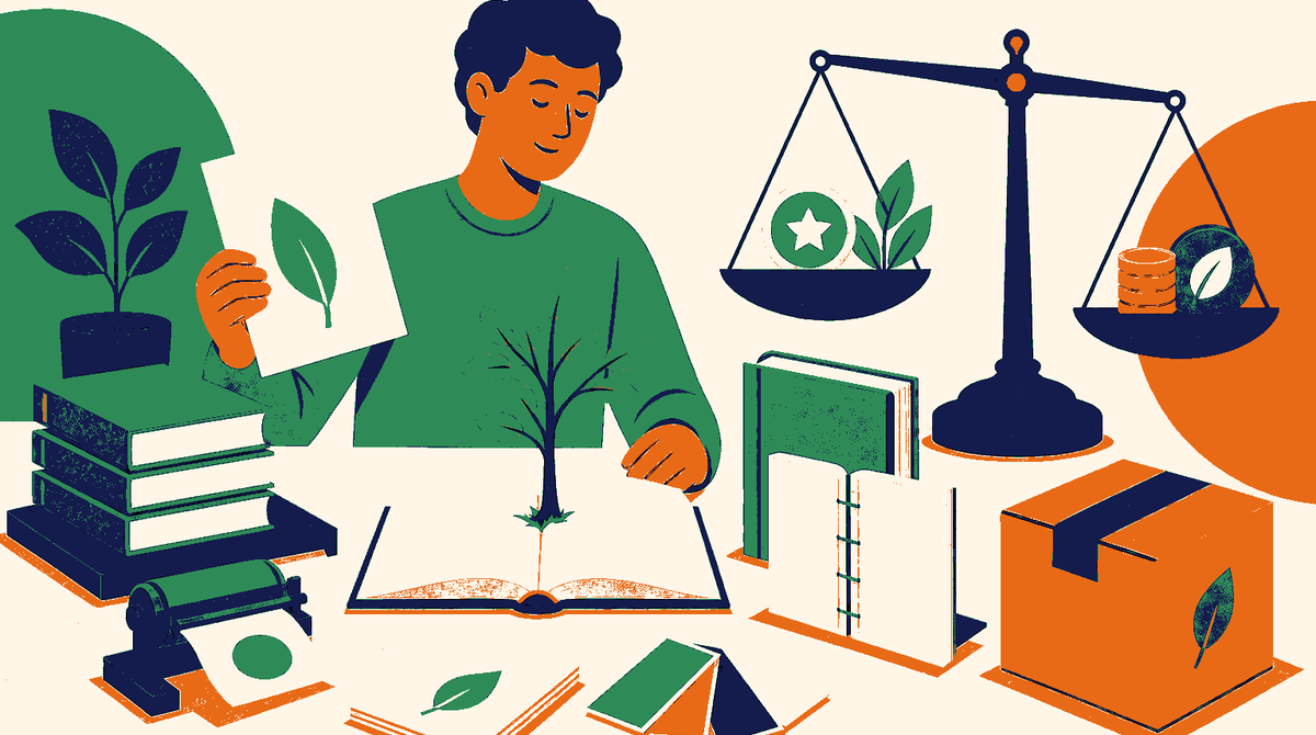 Un auteur choisit papier, tirage et reliure avec attention